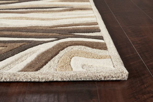 KAS Rugs Eternity Natural Sandstorm 5'x8' Rug-1
