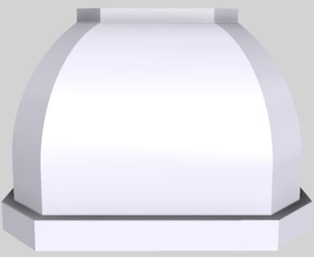 Vent-A-Hood® Designer Series 42" White Wall Mounted Range Hood-0