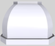 Vent-A-Hood® Designer Series 42" White Wall Mounted Range Hood-0