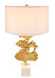 A & B Home Gold/White Ginkgo Leaf Table Lamp-2