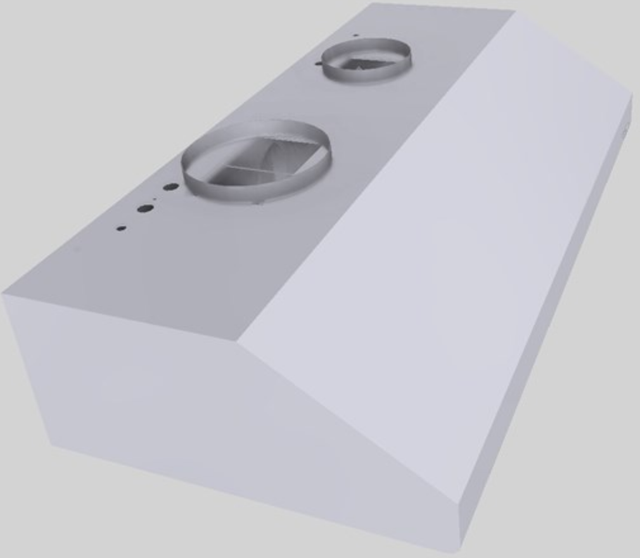 Vent-A-Hood® 42" White Under Cabinet Range Hood-3