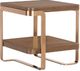 Hooker® Furniture Eleana Light Caramel End Table with Sunlit Bronze Base-0