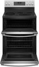 GE Profile™ 30" Fingerprint Resistant Stainless Steel Smart Freestanding Electric Range-1