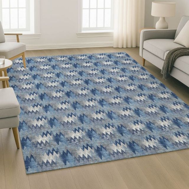 Dalyn™ Rug Company Soft Essentials SE5 Denim 5'x8' Area Rug-1