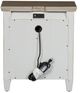 Liberty Furniture Heartland Two-Tone Antique White/Tobacco Nightstand with Charging Station-4