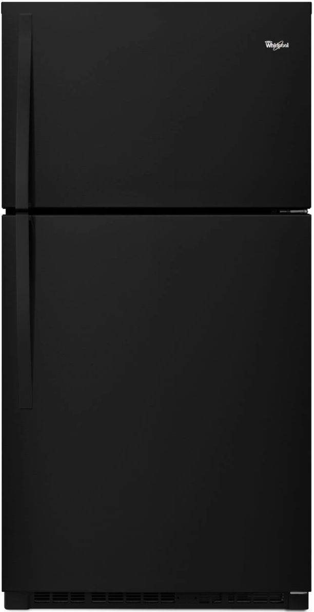 Whirlpool® 33" 21.3 Cu. Ft. Black Top Freezer Refrigerator-0