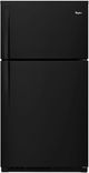 Whirlpool® 33" 21.3 Cu. Ft. Black Top Freezer Refrigerator-0