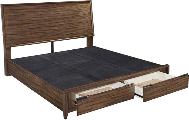 aspenhome® Peyton Cello Queen Panel Storage Bed-1
