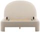 Dovetail Furniture Amir Cream Queen Upholstered Panel Bed-1