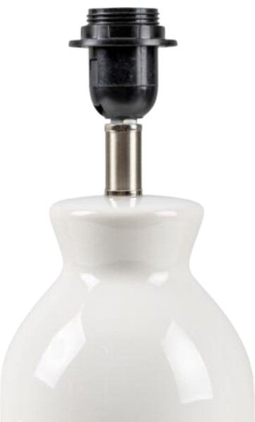 Surya Stella Glazed White 8" Table Lamp-2