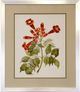 Stylecraft Green/Light Green/Off-White/Orange/Red Wall Art-0