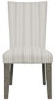 Jofran Inc. Telluride Beige/Driftwood Upholstered Dining Side Chair-3