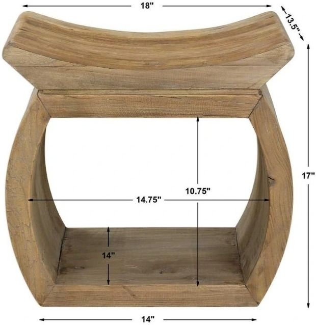 Uttermost® Connor Natural Small Bench-2