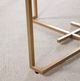 Crestview Collection Pembroke White Cocktail Table with Gold Base-3