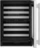 Kitchenaid® 24" Stainless Steel Undercounter Wine Cooler with Full-Extension Metal-Front Racks-1