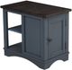Parker House® Americana Modern Denim Chairside Table with Brown Top-0