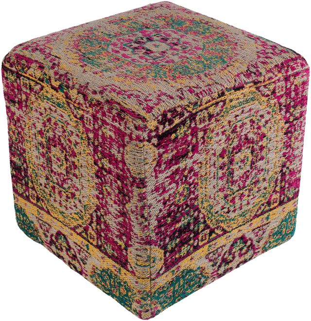 Surya Amsterdam Multi-Color Ottoman-0