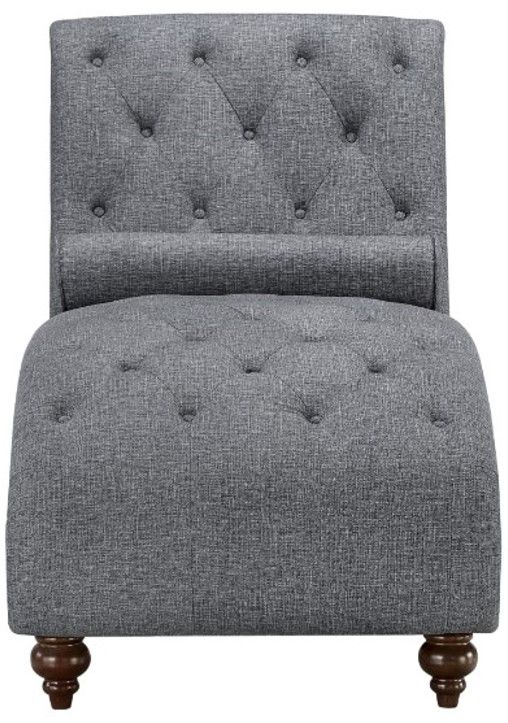 Homelegance® Bonne Dark Gray 69" Chaise-3