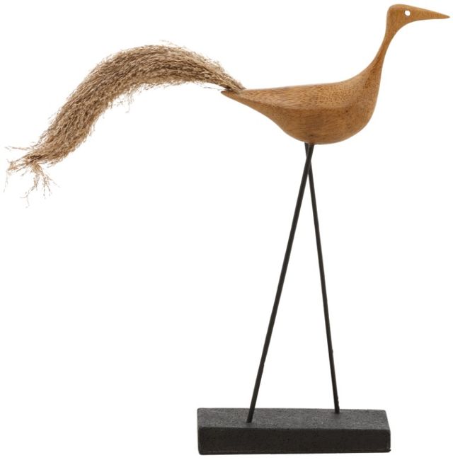 Dovetail Furniture Dianthe Black/Natural Sculpture-1