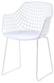 Moe's Home Collection Honolulu 2 Piece White Chairs-2