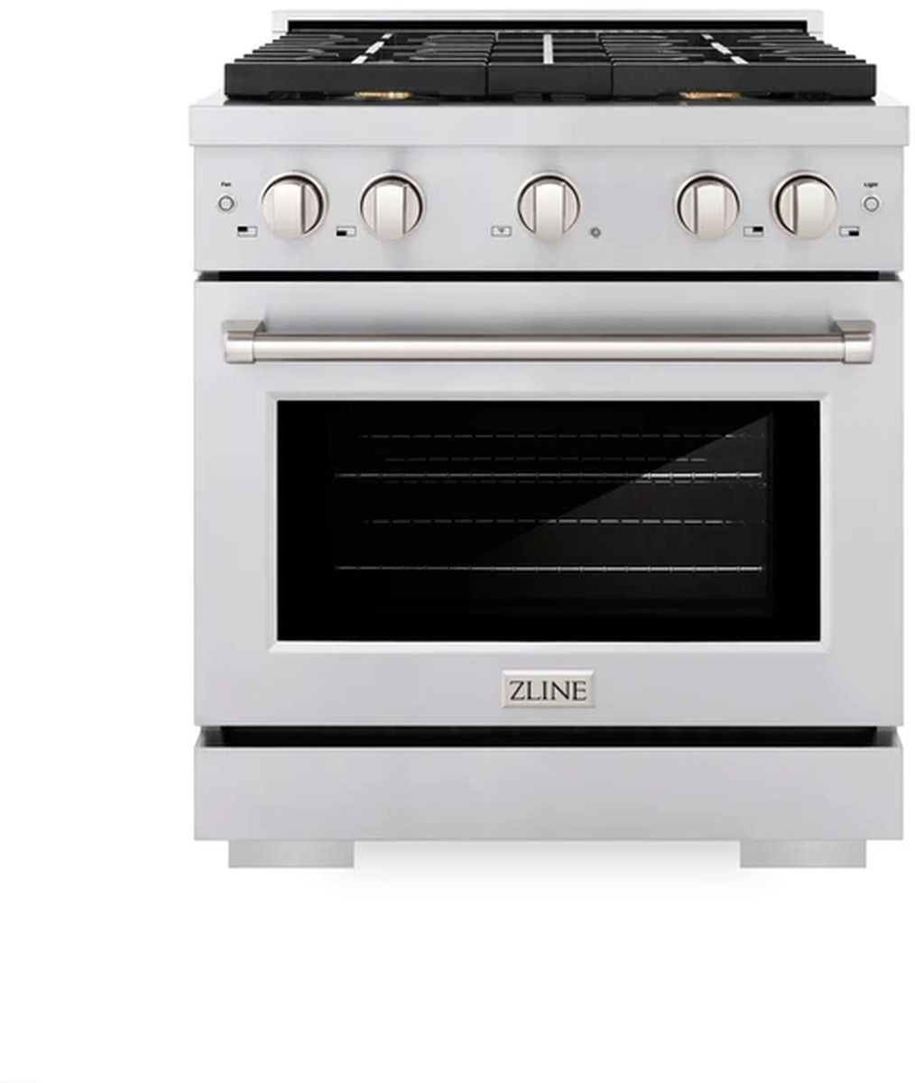 ZLINE 30" Stainless Steel Pro Style Gas Range