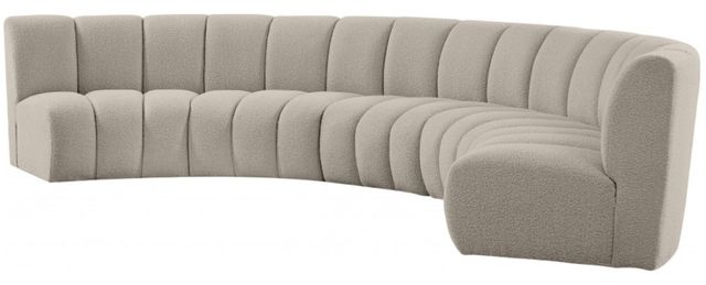Meridian Furniture Infinity 5-Piece Taupe Modular Sectional-2