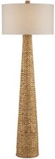 Currey & Company Birdsong Natural Floor Lamp-0