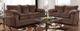 American Wholesale Furniture Kennedy Chocolate Loveseat-1