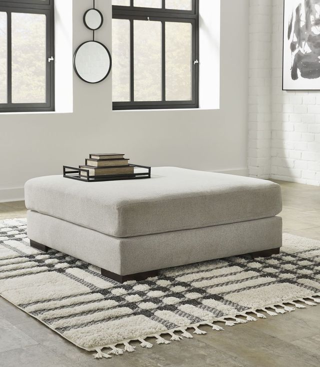 Benchcraft® Artsie Ash Oversized Accent Ottoman-2