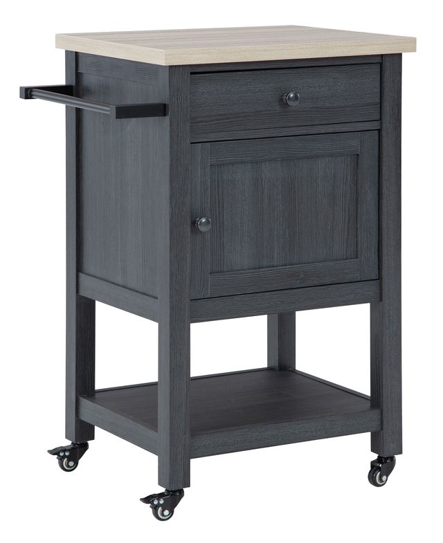 Signature Design by Ashley® Boderidge Gray Bar Cart-1