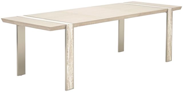 Michael Amini® Lotus Bay Sand Narrow Dining Table-0
