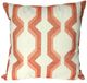 A & B Home Coral/Cream Throw Pillow-0