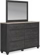 Signature Design by Ashley® Nanforth Graphite Bedroom Mirror-1