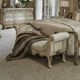 Michael Amini® Platine De Royale Champagne Accent Bench-1