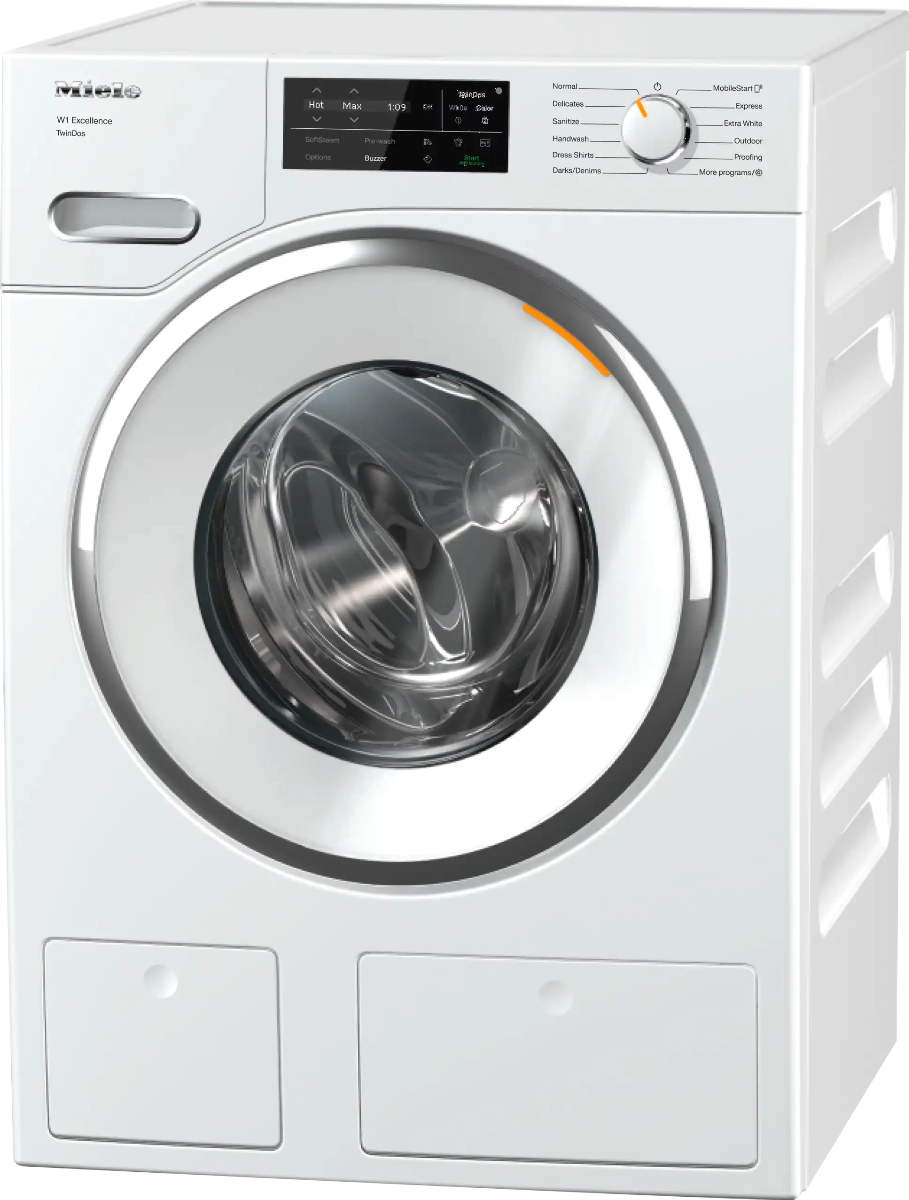 Miele W1 White Edition 2.3 Cu. Ft. Lotus White Front Load Washer