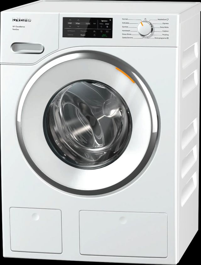 Miele W1 White Edition 2.3 Cu. Ft. Lotus White Front Load Washer-2