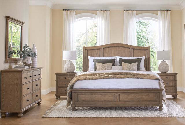 aspenhome® Oxford Tan 2-Drawer Nightstand-1