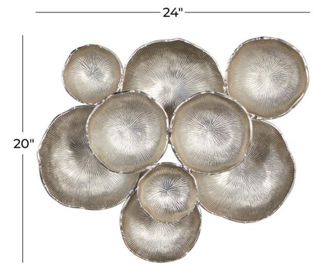Deco Marche Silver Plate Wall Decor-3