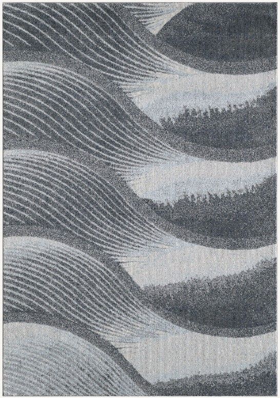 KAS Rugs Illusions Blue/Gray Breeze 5'x8' Area Rug-0