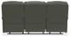 La-Z-Boy® Pinnacle Charcoal Power Reclining Sofa with Headrest and Lumbar-2