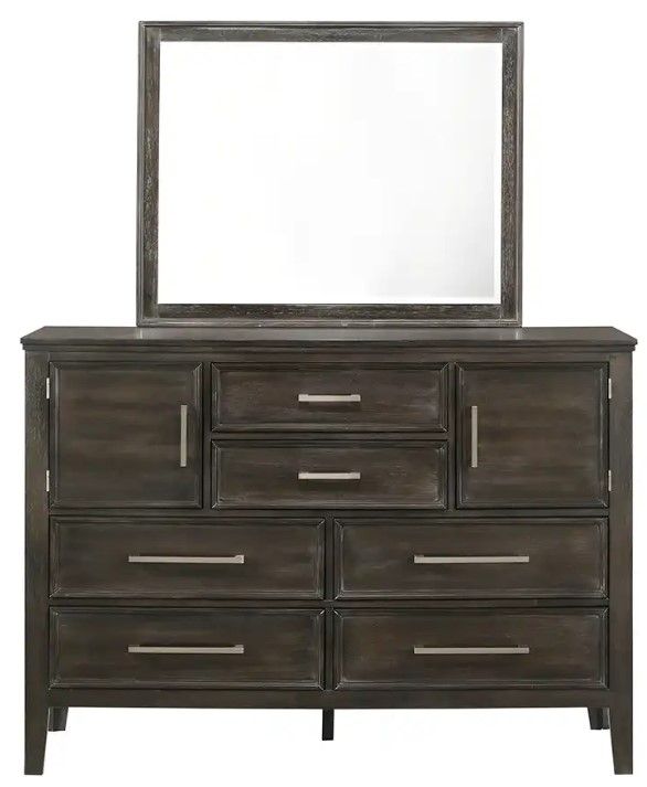 New Classic® Home Furnishings Andover 4-Piece Nutmeg Queen Panel Bedroom Set-3