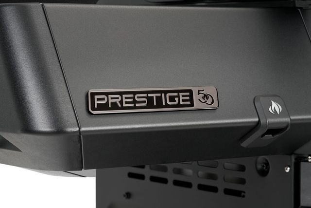 Napoleon 50th Anniversary Edition Prestige® 500 4-Burner Black Freestanding Liquid Propane Grill with Heritage Blue Lid-2
