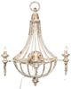 A & B Home Donalt 3-Light Aged Gold/White Wall Lamp-1