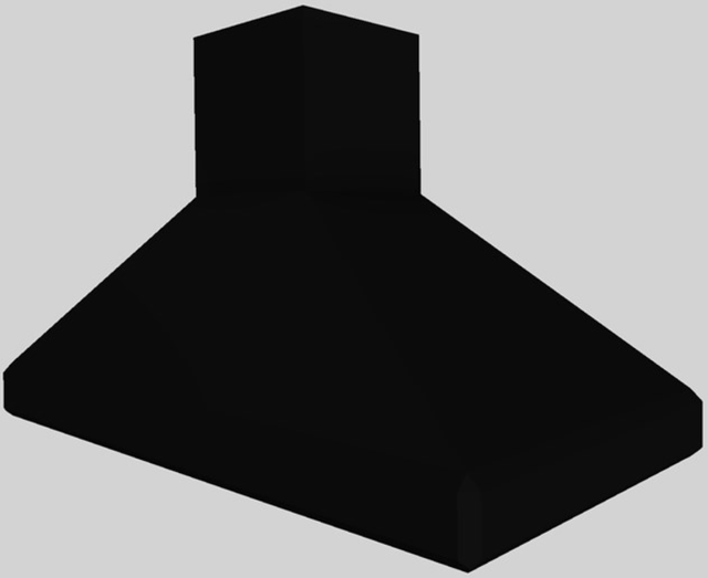 Vent-A-Hood® 48" Black Euro-Style Island Range Hood-5