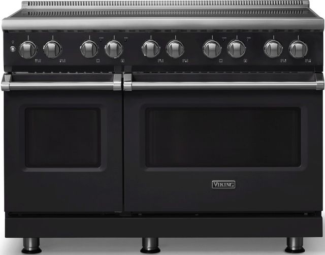 Viking® 5 Series 48" Onyx Pro Style Induction Range with Polished Chrome Trim-0