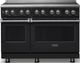 Viking® 5 Series 48" Onyx Pro Style Induction Range with Polished Chrome Trim-0