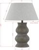 Forty West Drake Gray Table Lamp-1