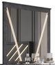 New Classic® Home Furnishings Symmetry 4-Piece Charcoal Gray Eastern King Bedroom Set-4