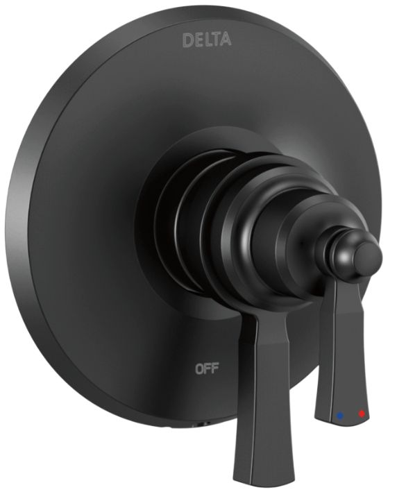 Delta Dorval® Monitor 17 Series Matte Black Valve Trim Only-0