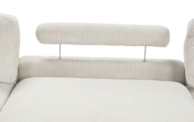 Furniture of America® Dagenham 7-Piece Beige U-Shape Sectional with Ottoman-1